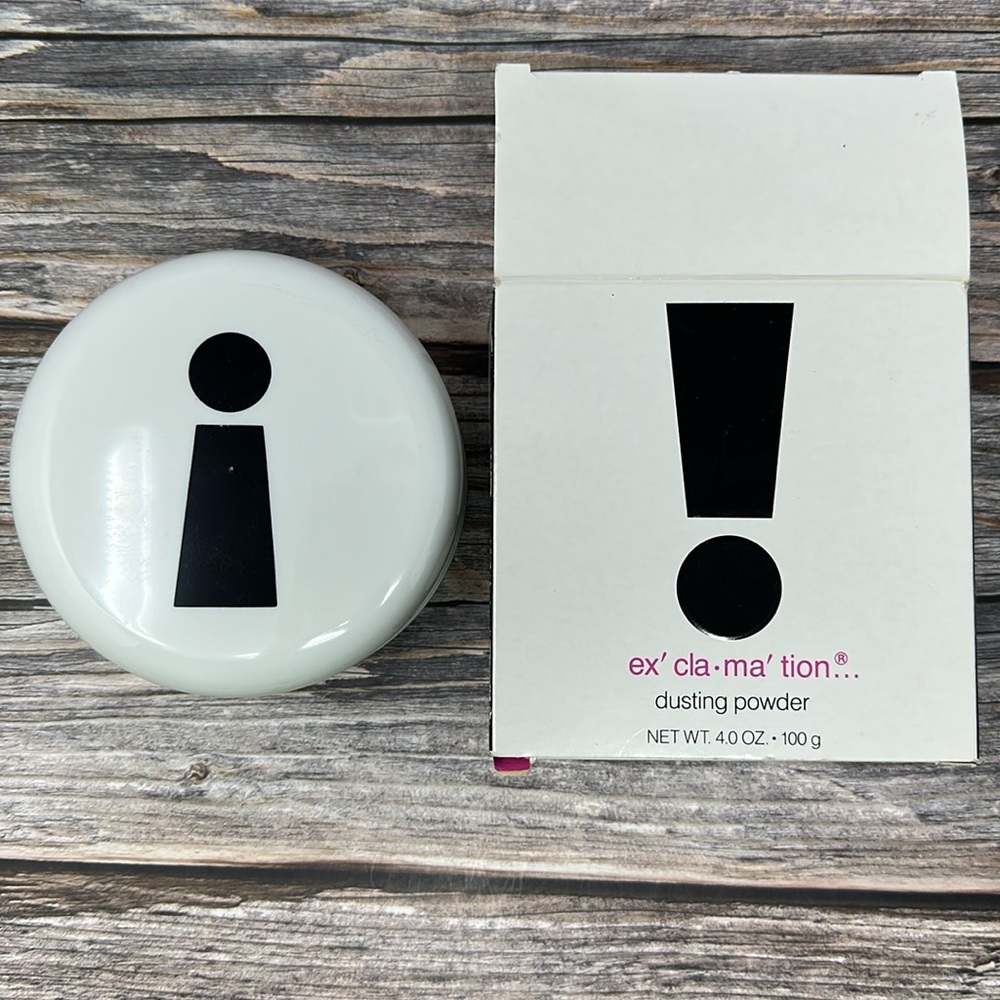 Exclamation! by Coty Vintage Sealed Dusting Powder with Puff 4.0 oz​ - Picture 4 of 8